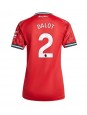 Billige Manchester United Diogo Dalot #2 Hjemmedrakt Dame 2025-26 Kortermet